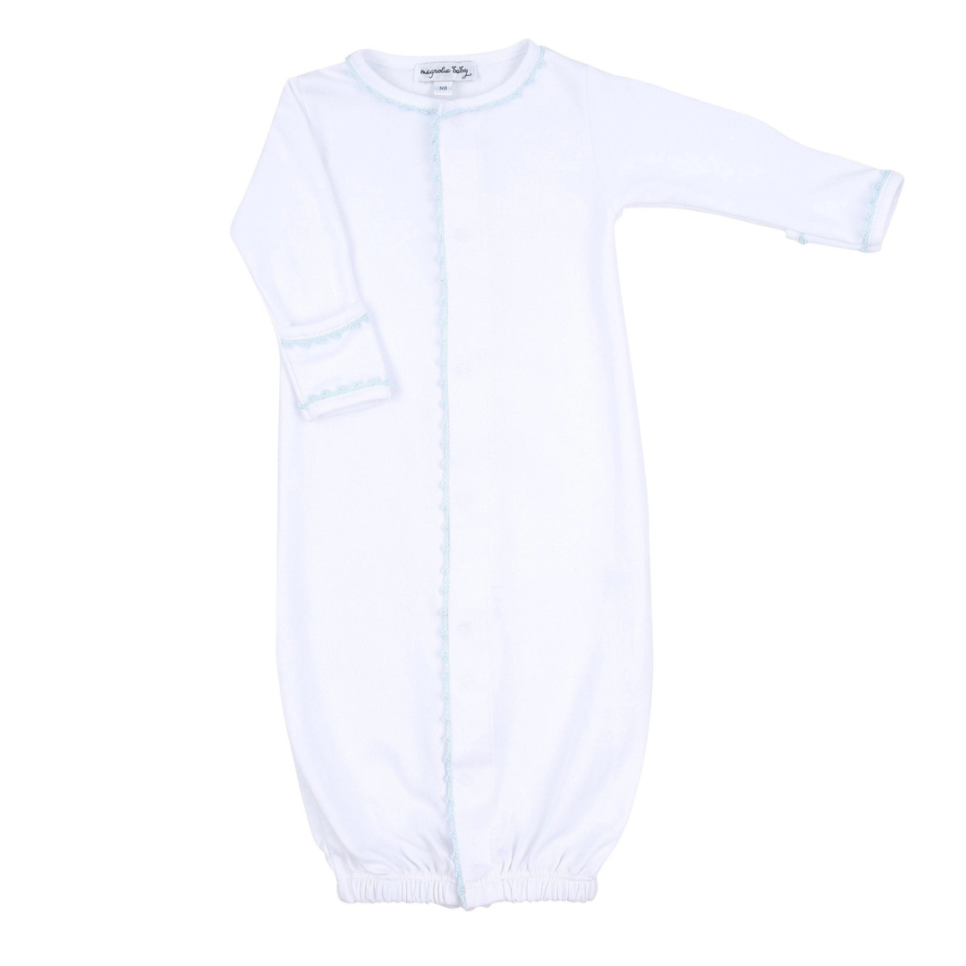 Baby Joy Converter with Light Blue Crochet Trim