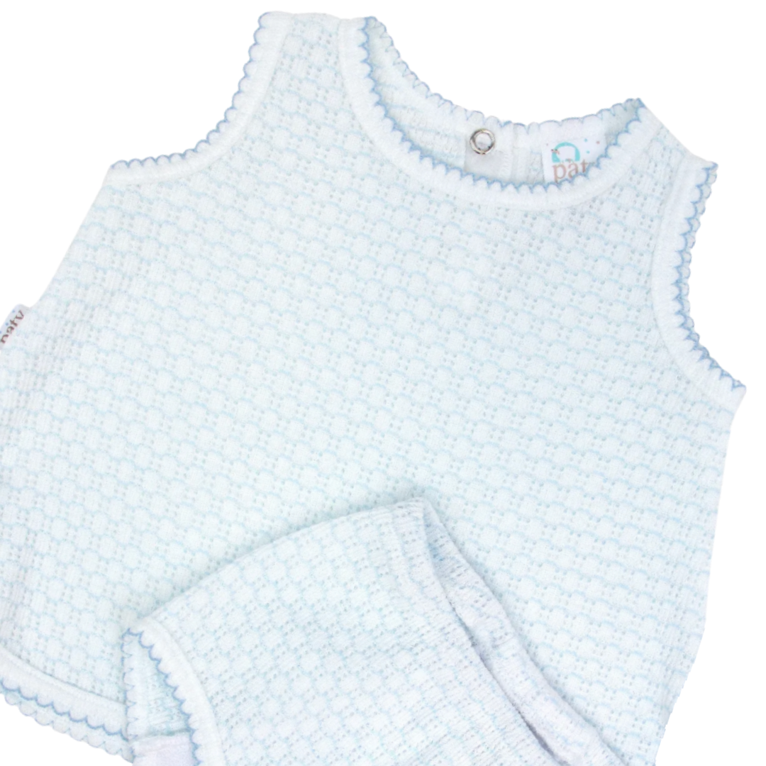 Boy Knit Diaper Set