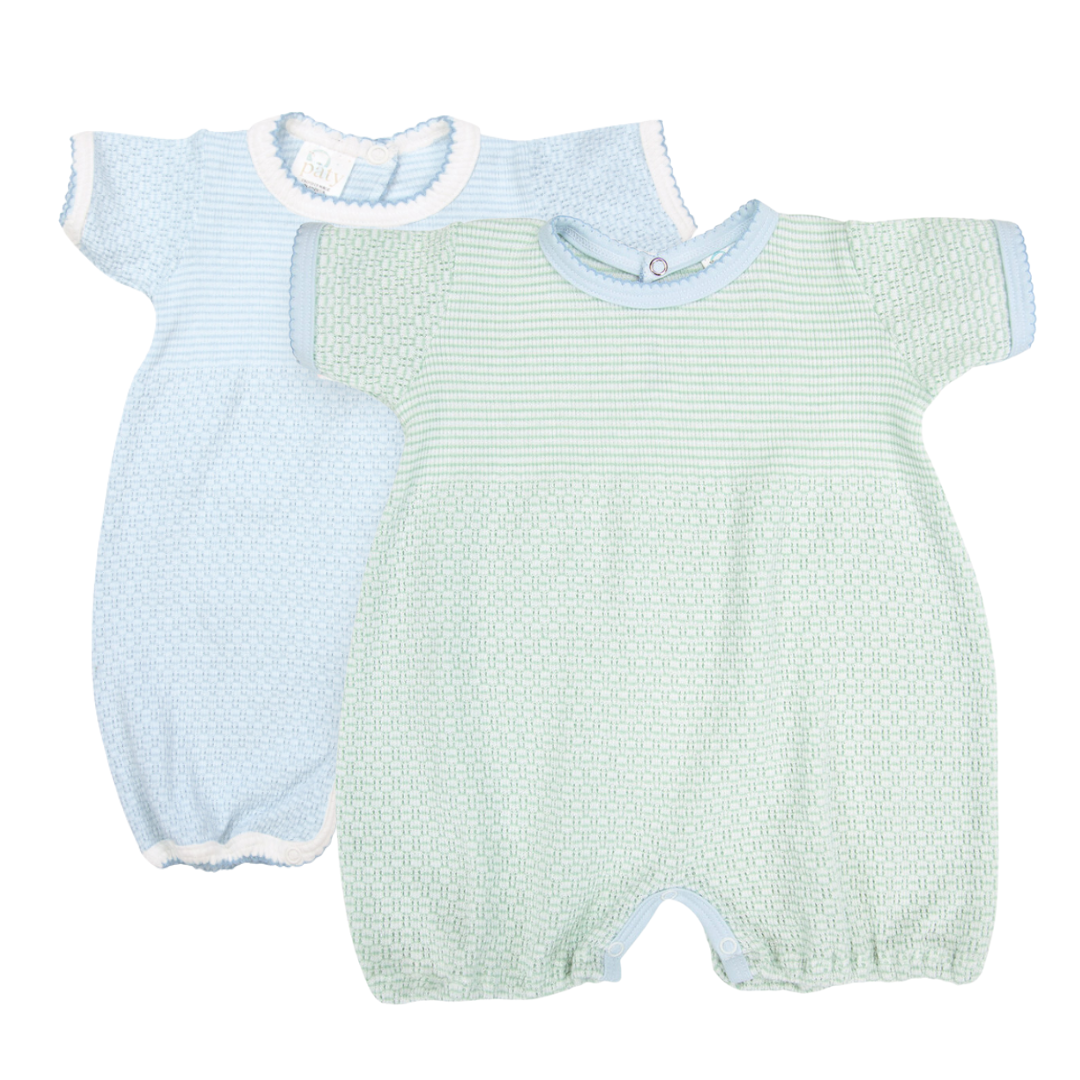 Boy Solid Color Knit Bubble