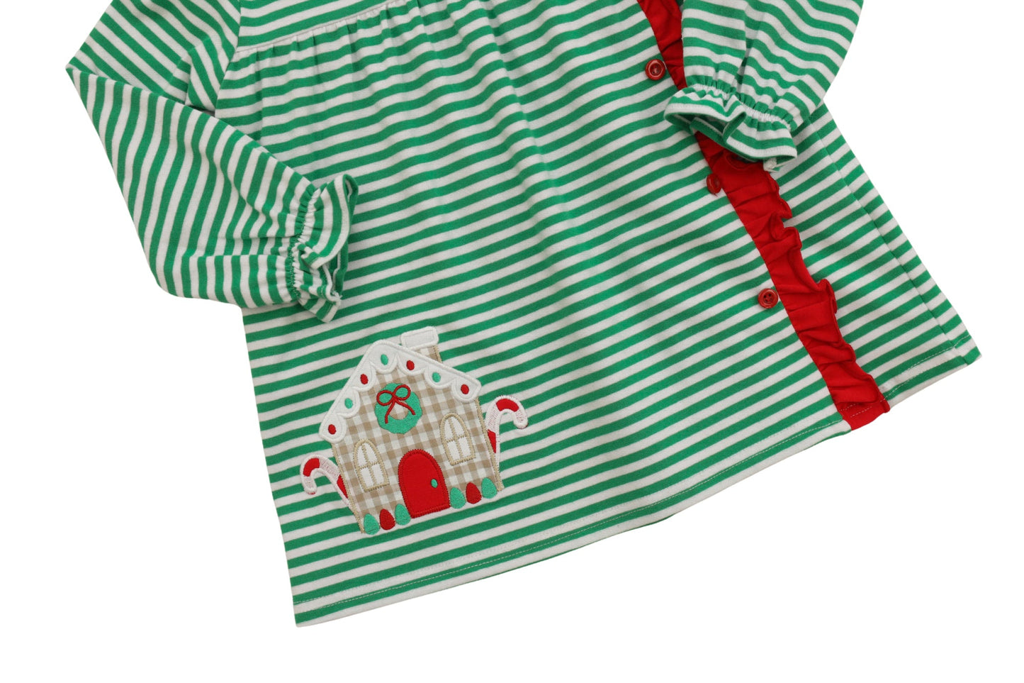 Christmas Cottage Ruffle Dress - PREORDER