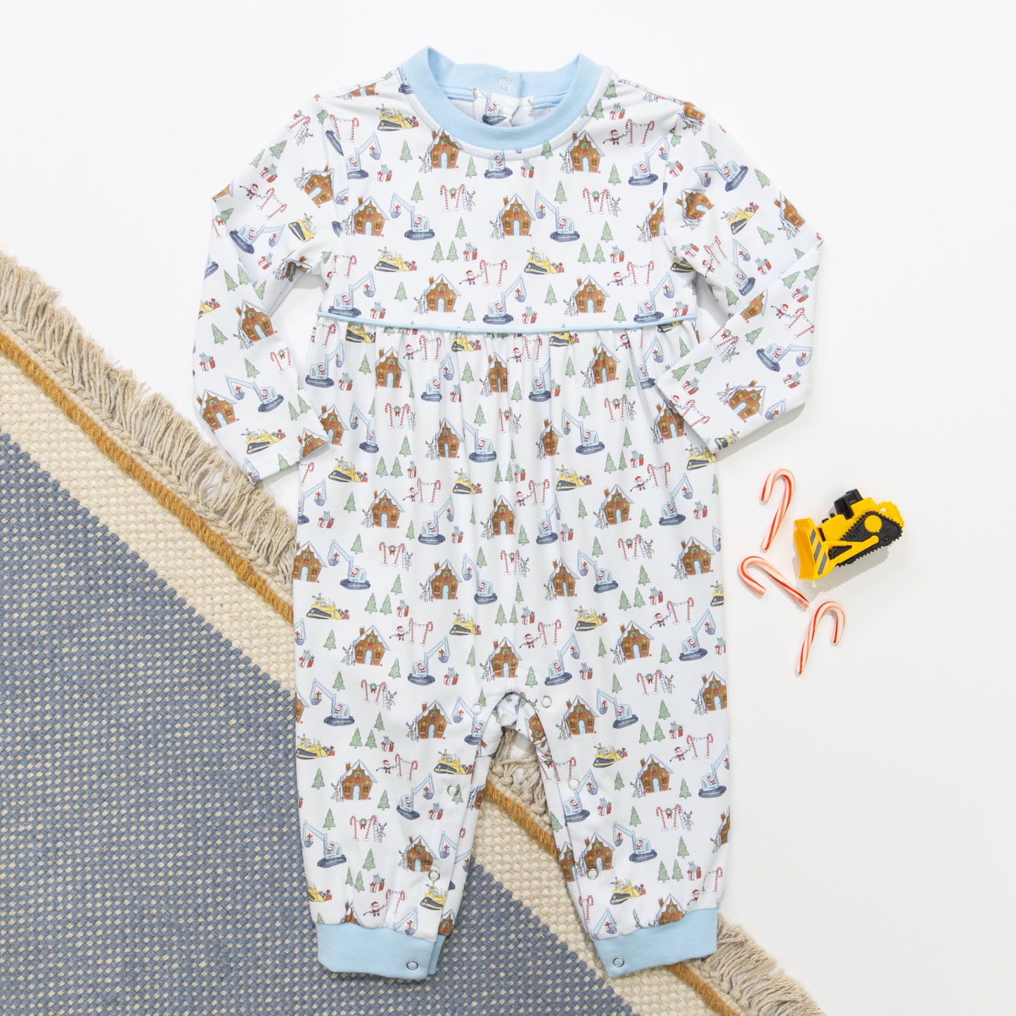 Constructing Christmas Patrick Romper - PREORDER
