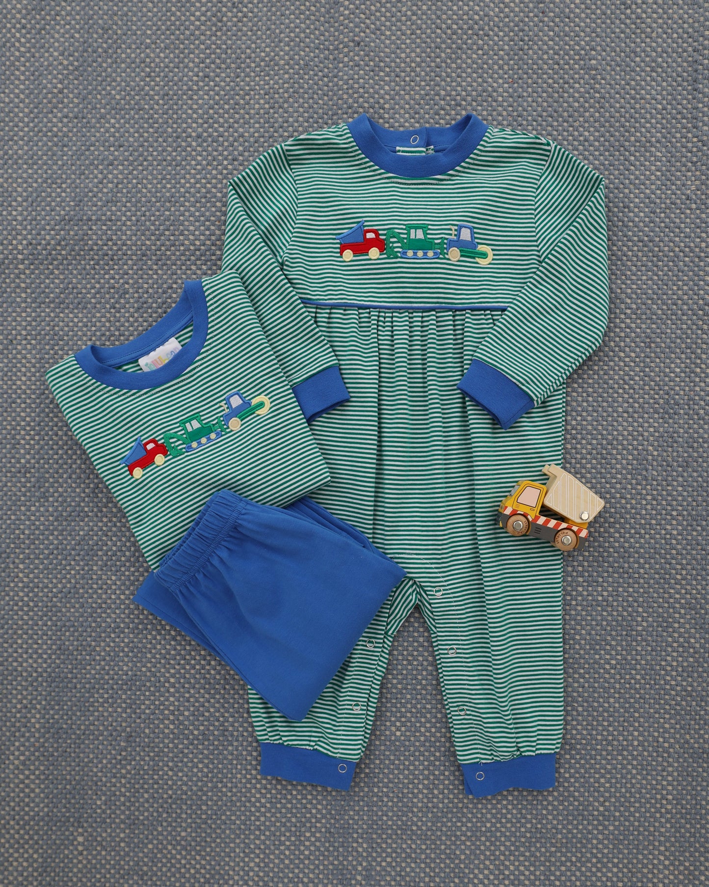 Dig, Dump, and Roll Romper - PREORDER