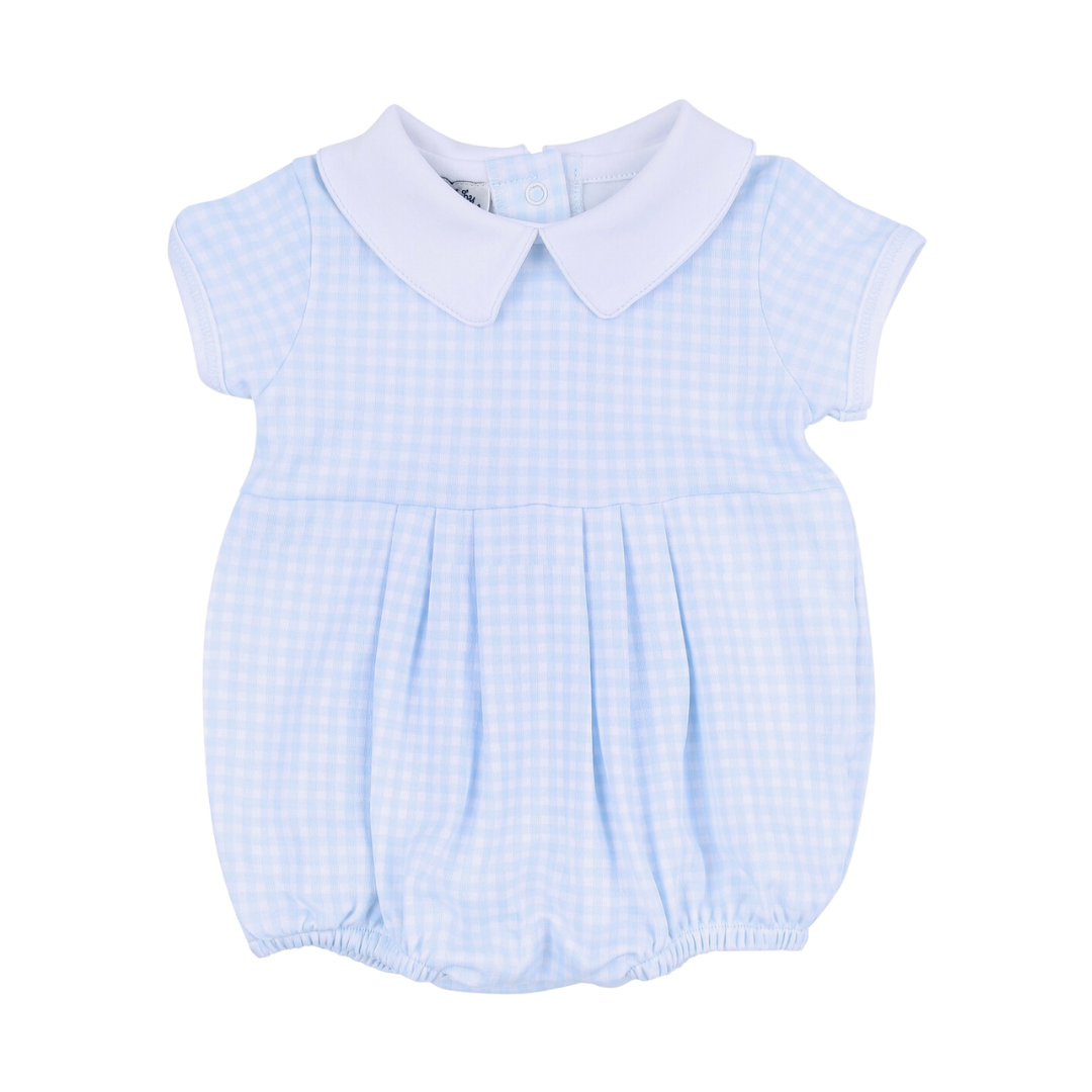 Emma and Aedan Blue Collared Bubble