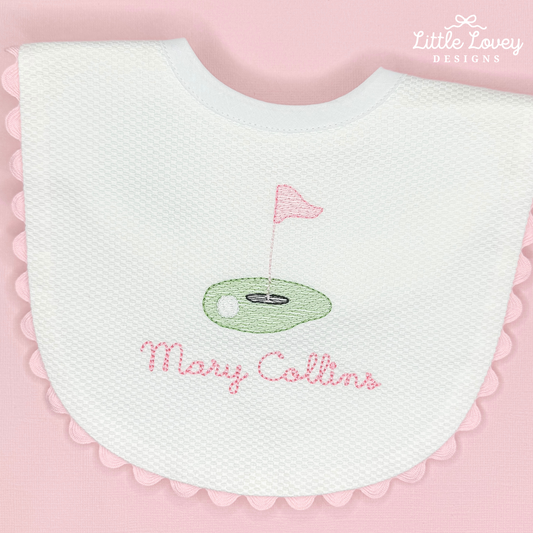 Personalized Pique Bib (Multiple Sizes)