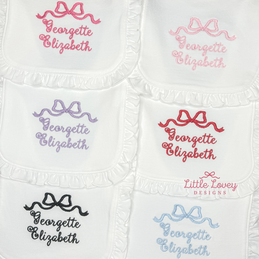 Ruffle Bib (Velcro Closure)