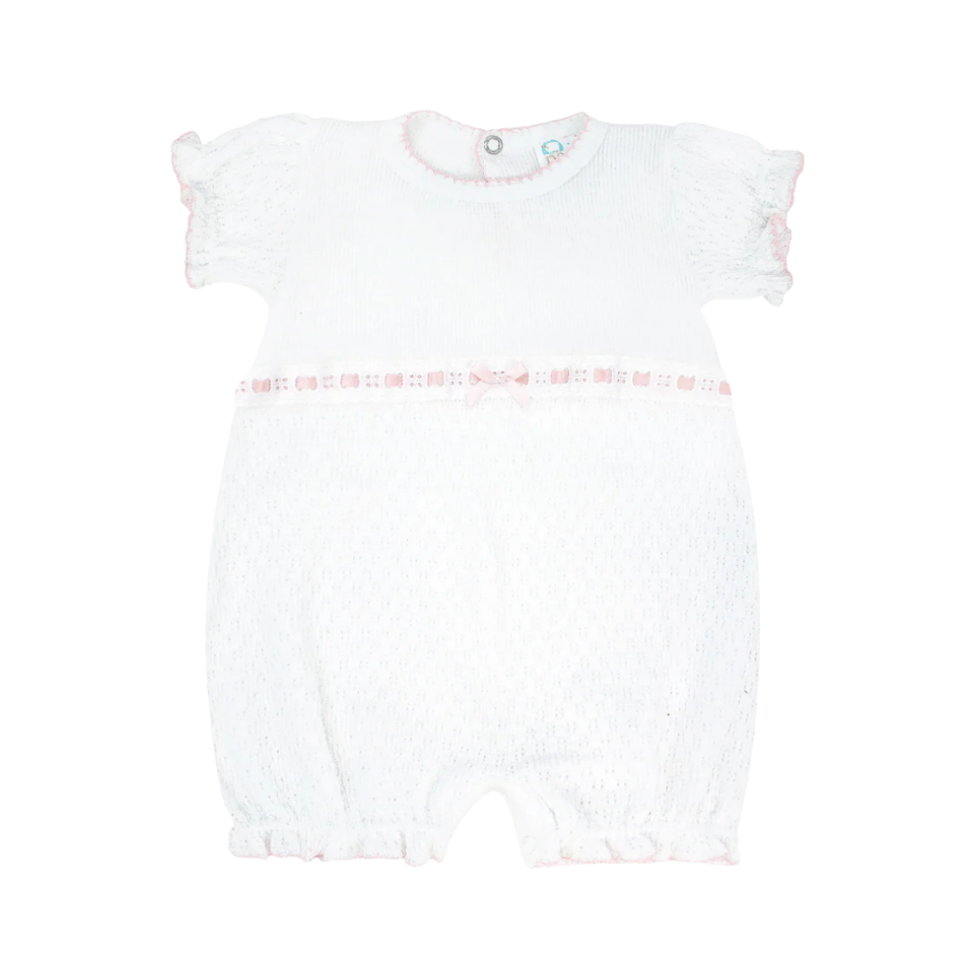 Knit Eyelet Ribbon Bubble