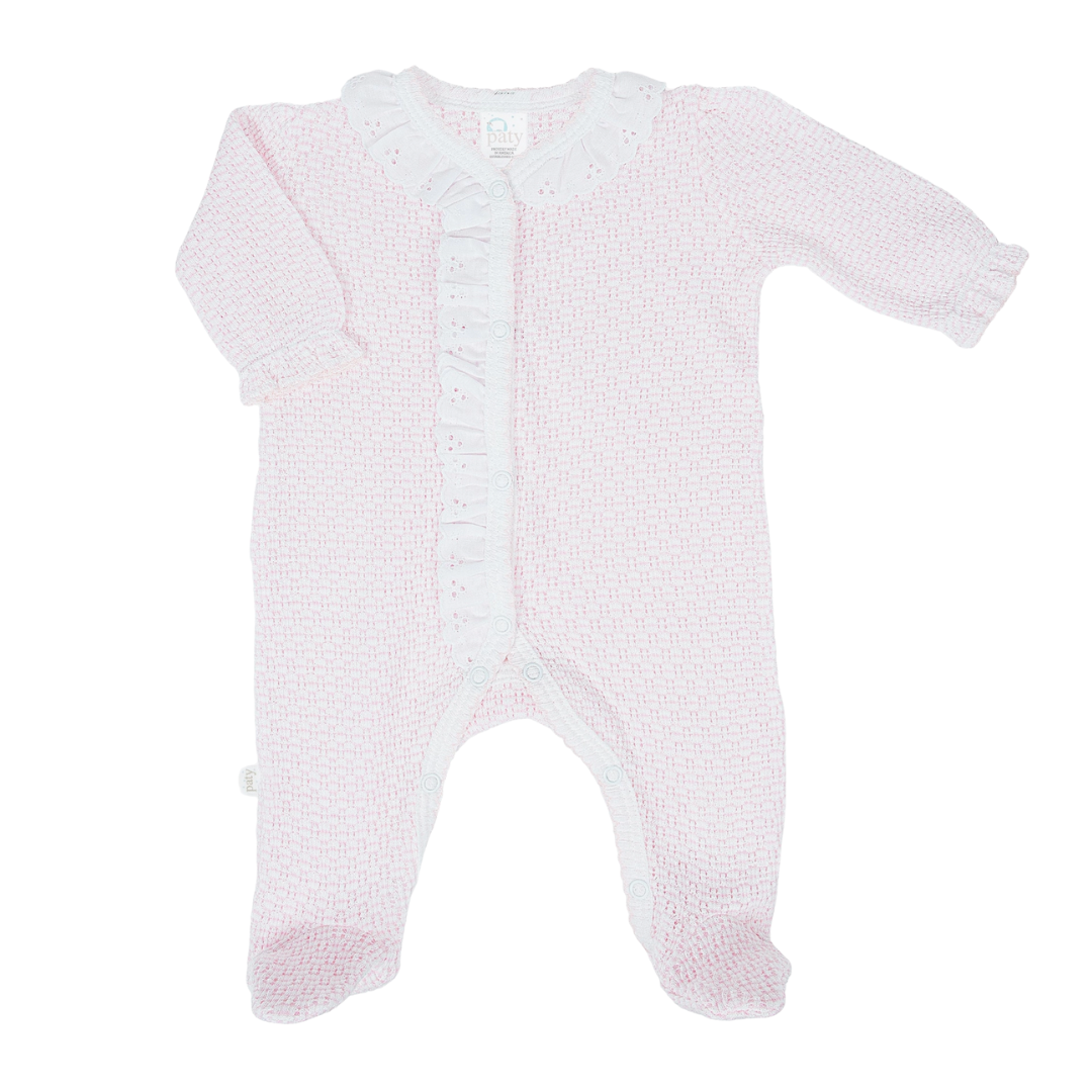 Knit Footie with Eyelet