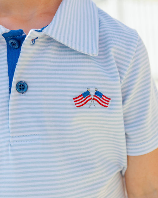 Let Freedom Ring Michael Polo Short Set - PREORDER