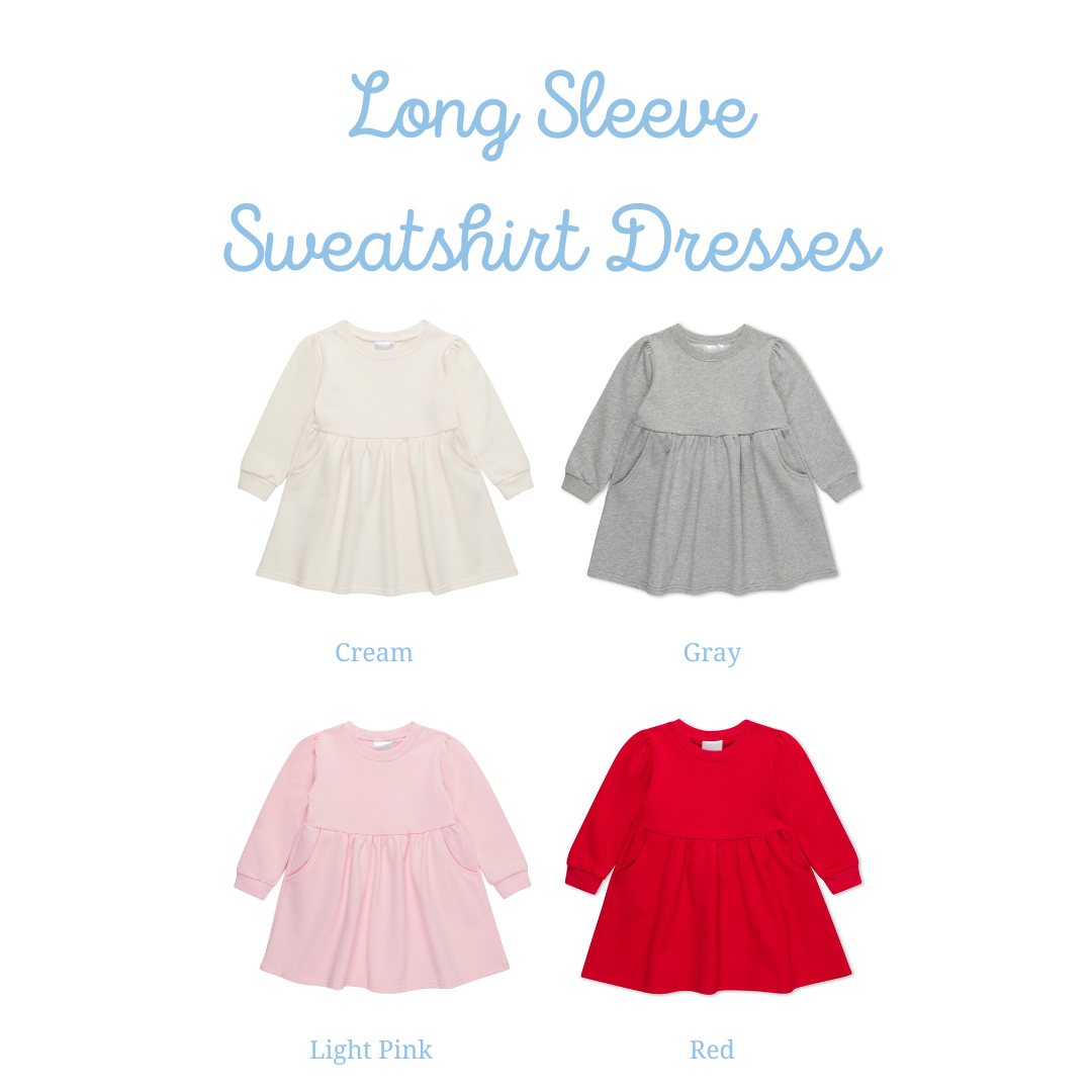 Long Sleeve Sweatshirt Dress
