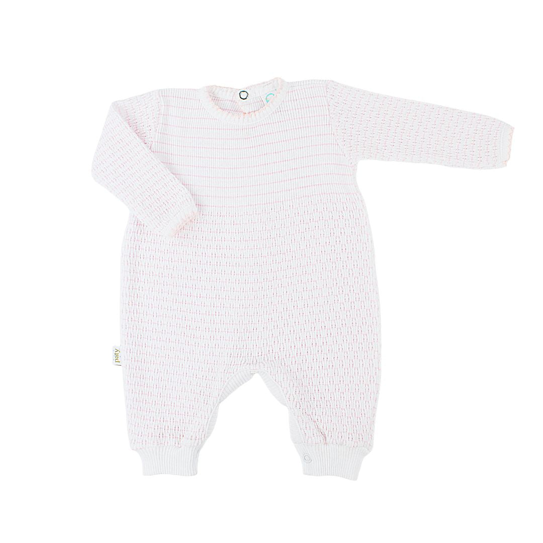 Long Sleeve Pinstripe Romper