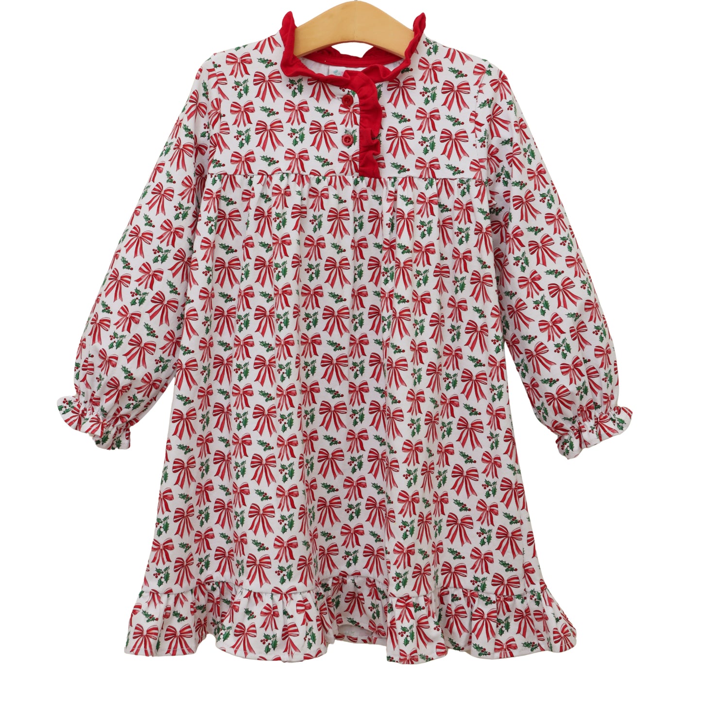 Merry Moments Holly LS Dress - PREORDER