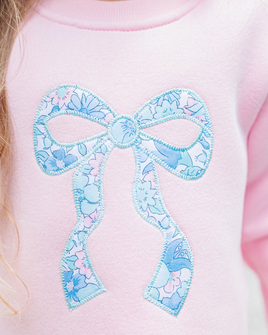 Painted Petals Ruffle Sweatshirt Set - PREORDER