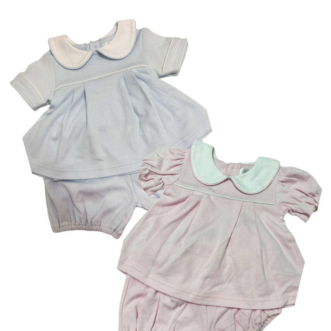 Pastel Knit Bloomer Set