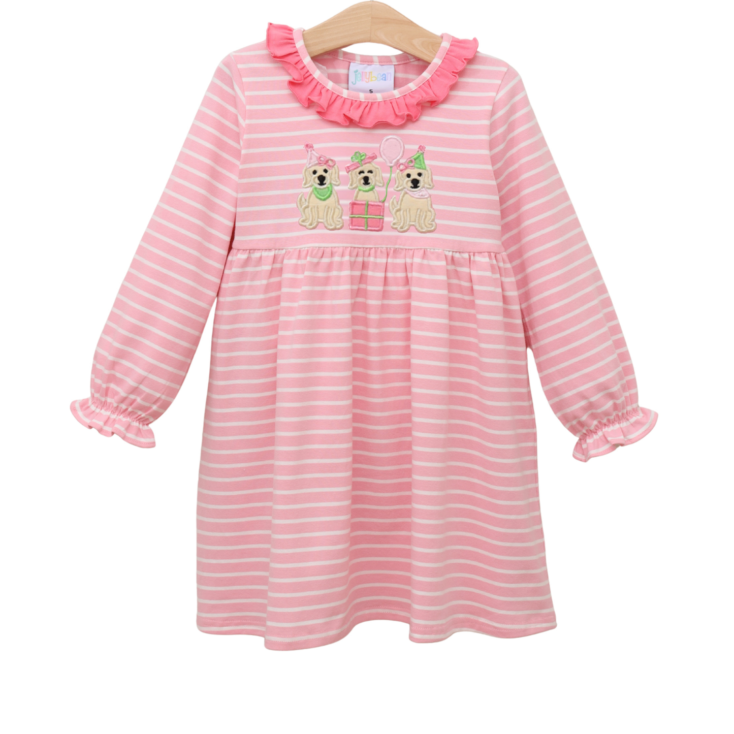 Puppy Party Ruffle Dress - PREORDER