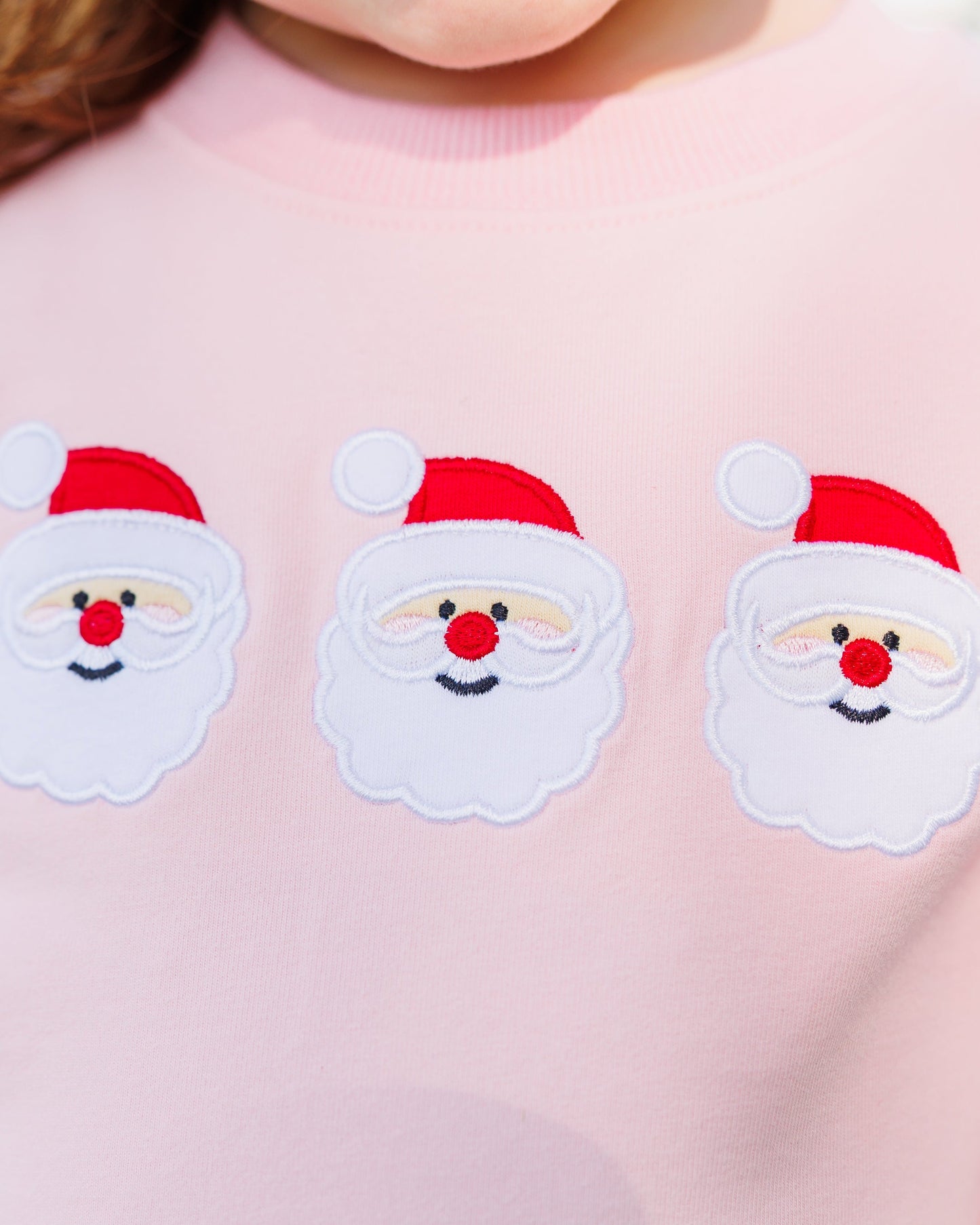 Santa Pullover - Pink - PREORDER