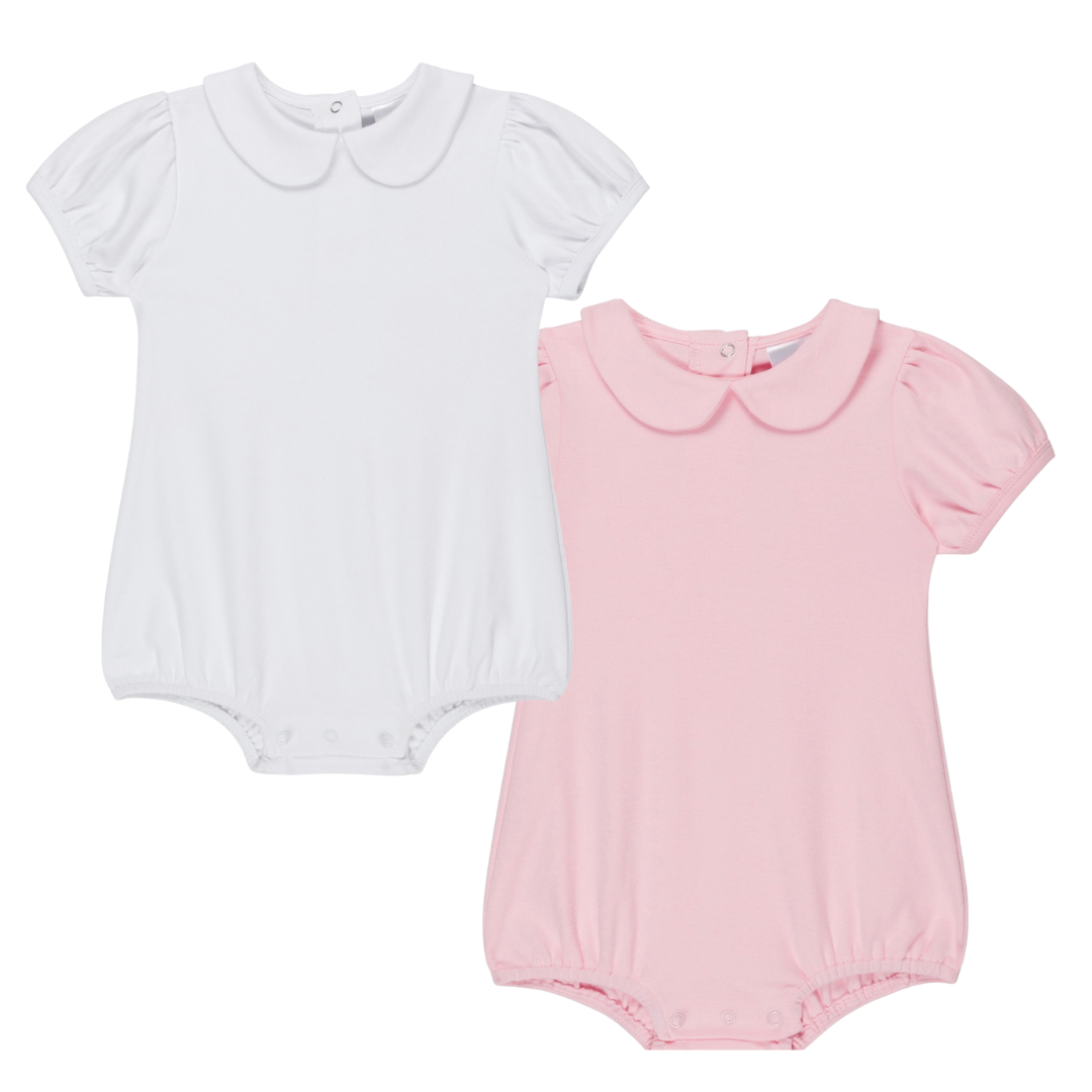 Short Puff Sleeve Peter Pan Collar Bubble