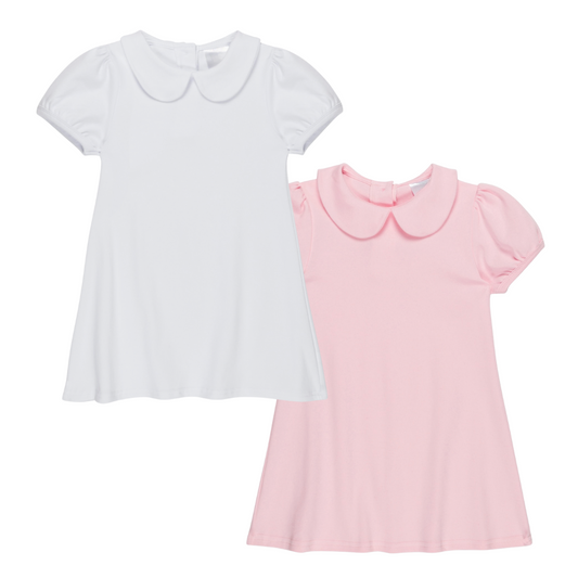 Short Sleeve Peter Pan Collar Dress