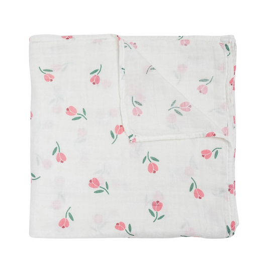 Tulip Bamboo Muslin Swaddle Blanket