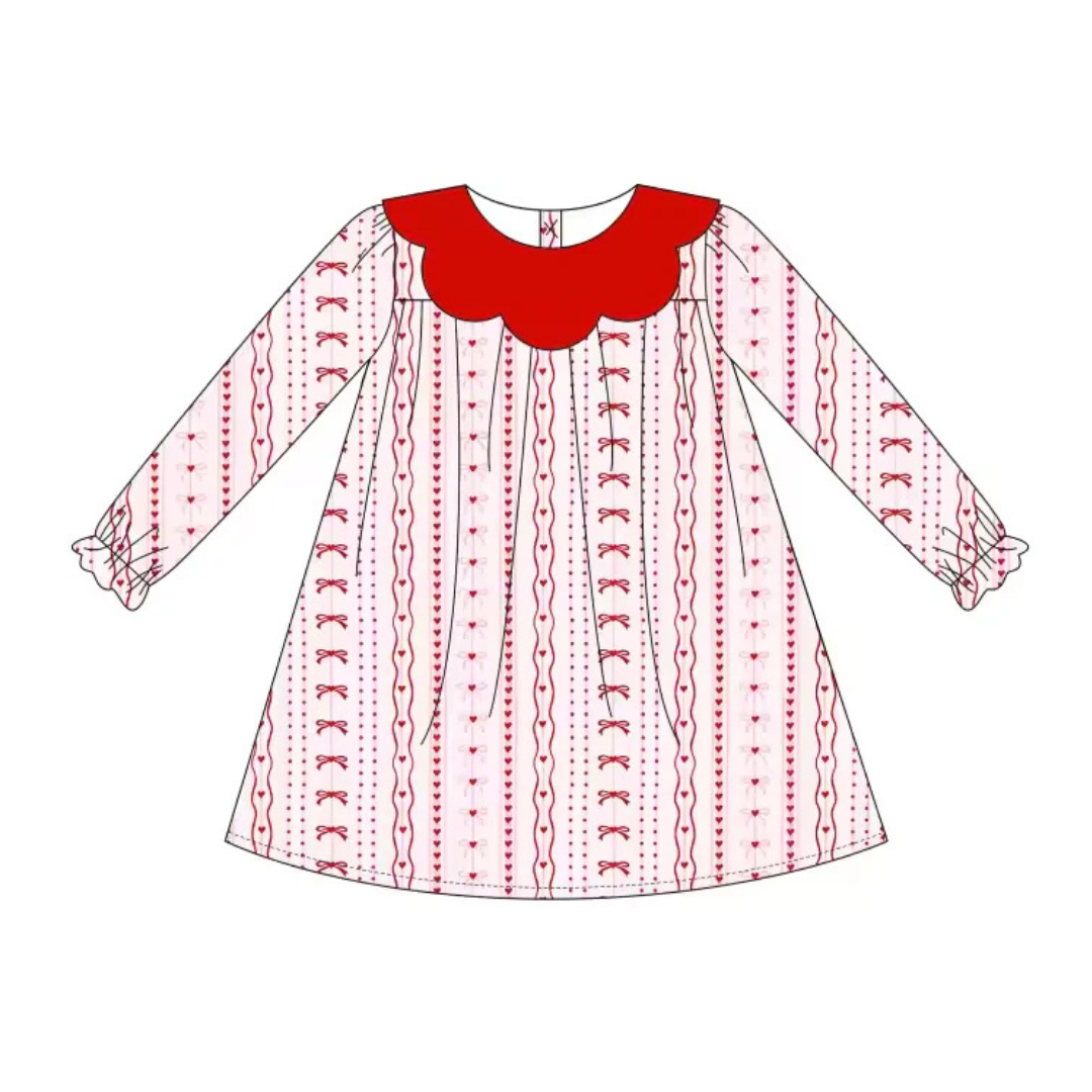 Valentine Bow Dress - PREORDER