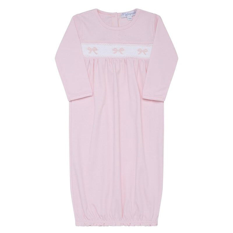 Bow Smocked Gown