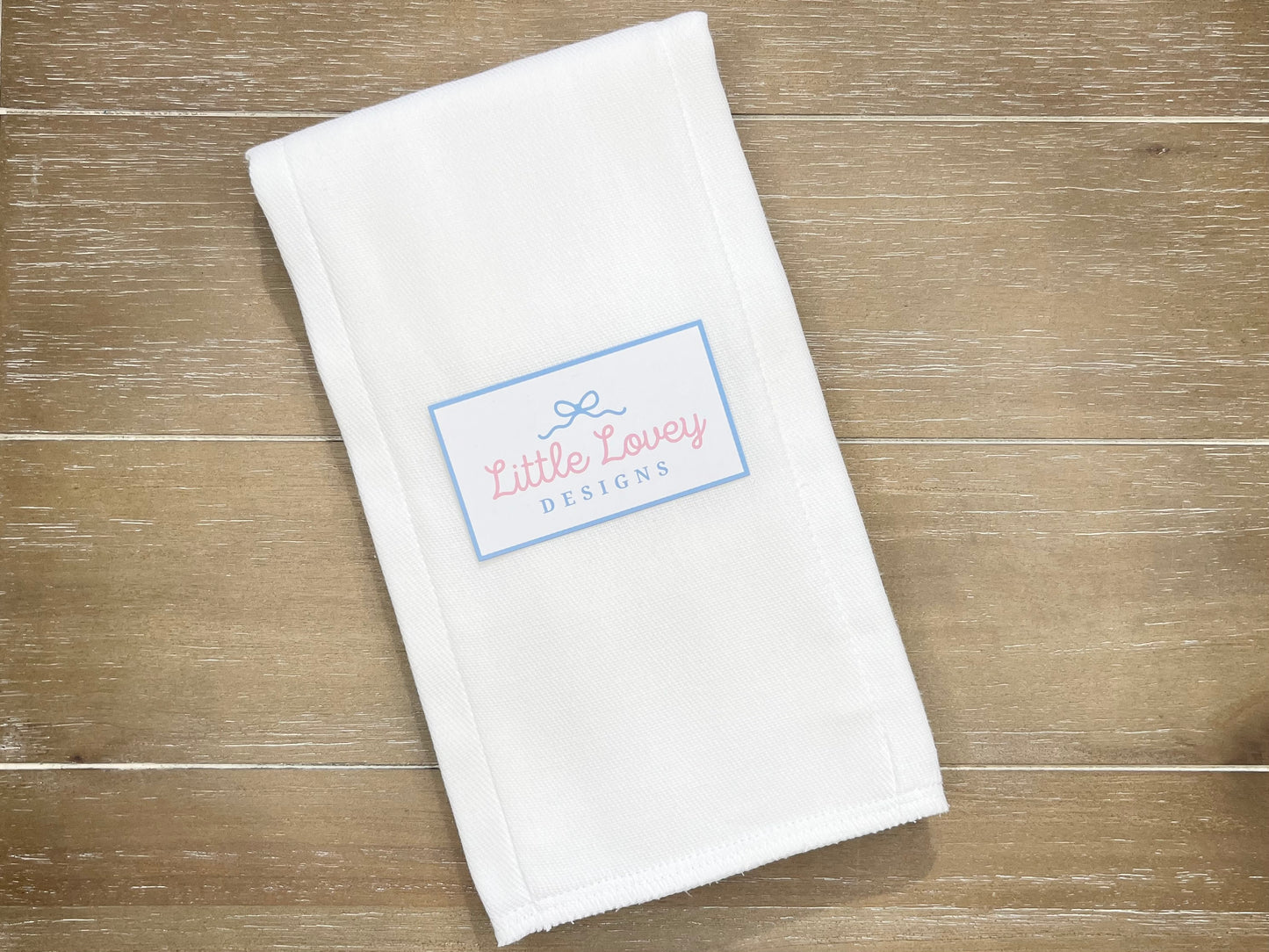 Personalized Cotton Burp Cloth