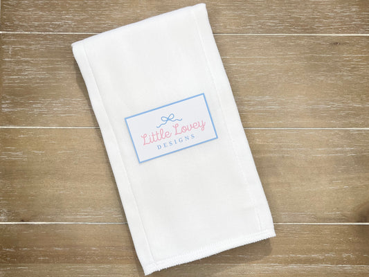 Personalized Cotton Burp Cloth