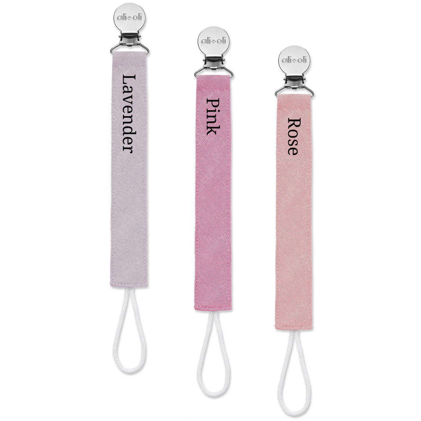 Embroidered Pacifier Clip