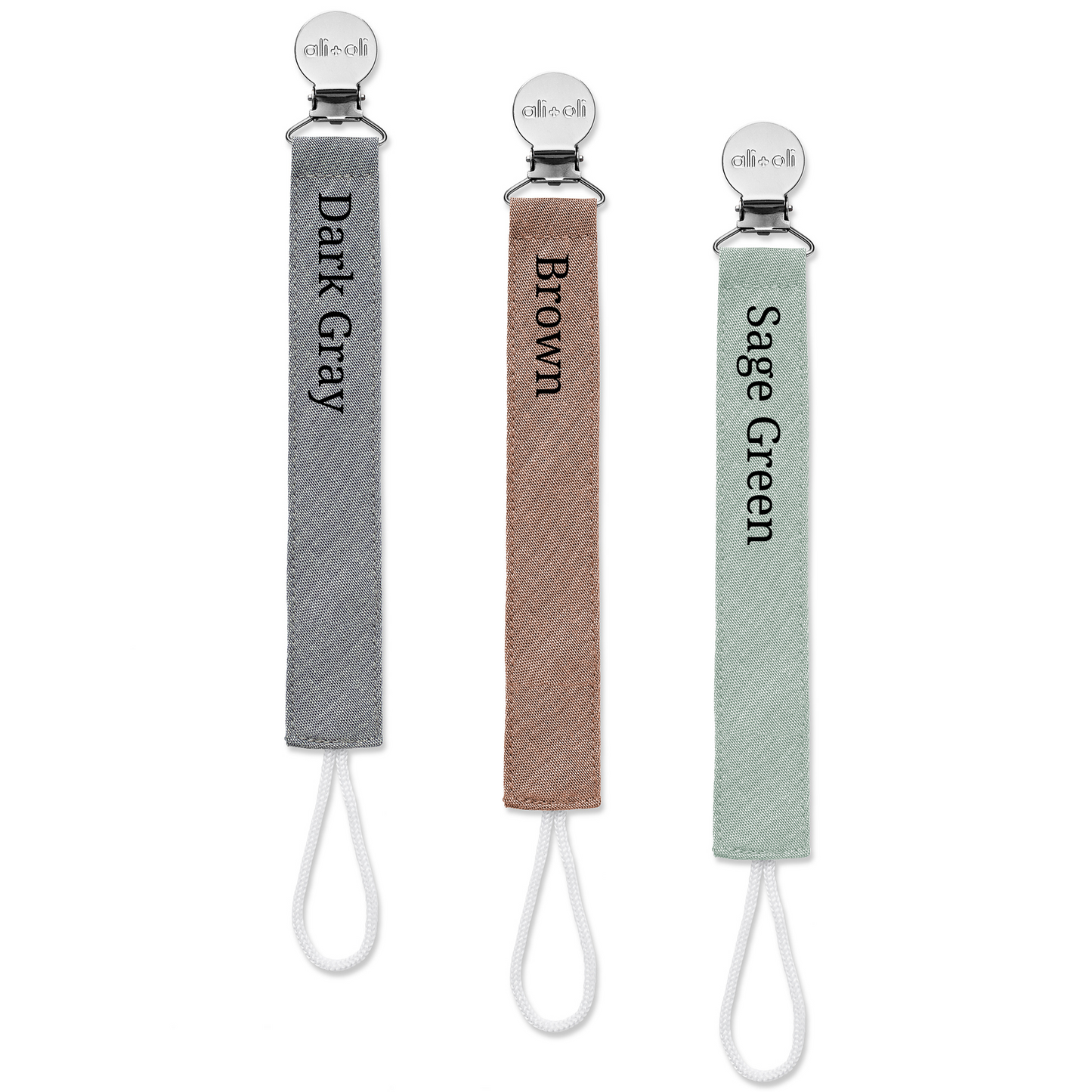 Embroidered Pacifier Clip