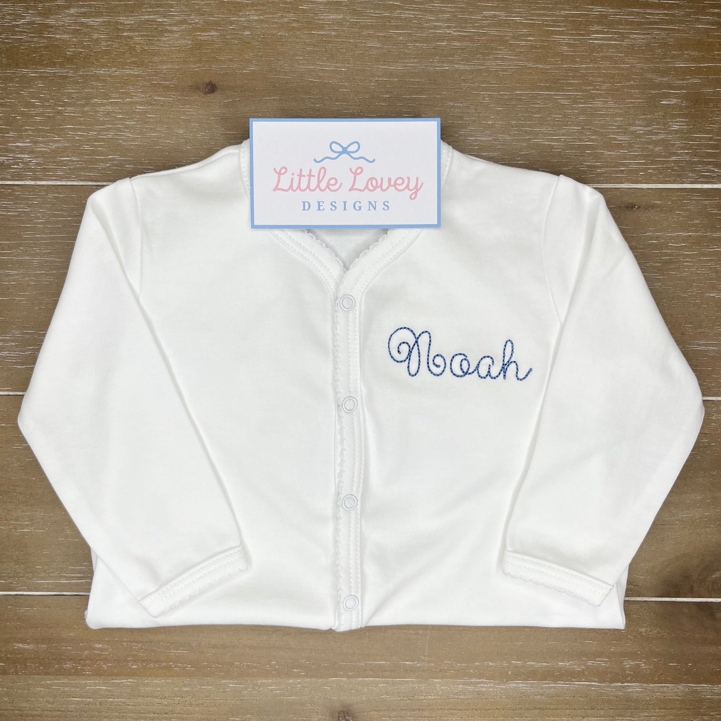 Personalized Pima Cotton Footie