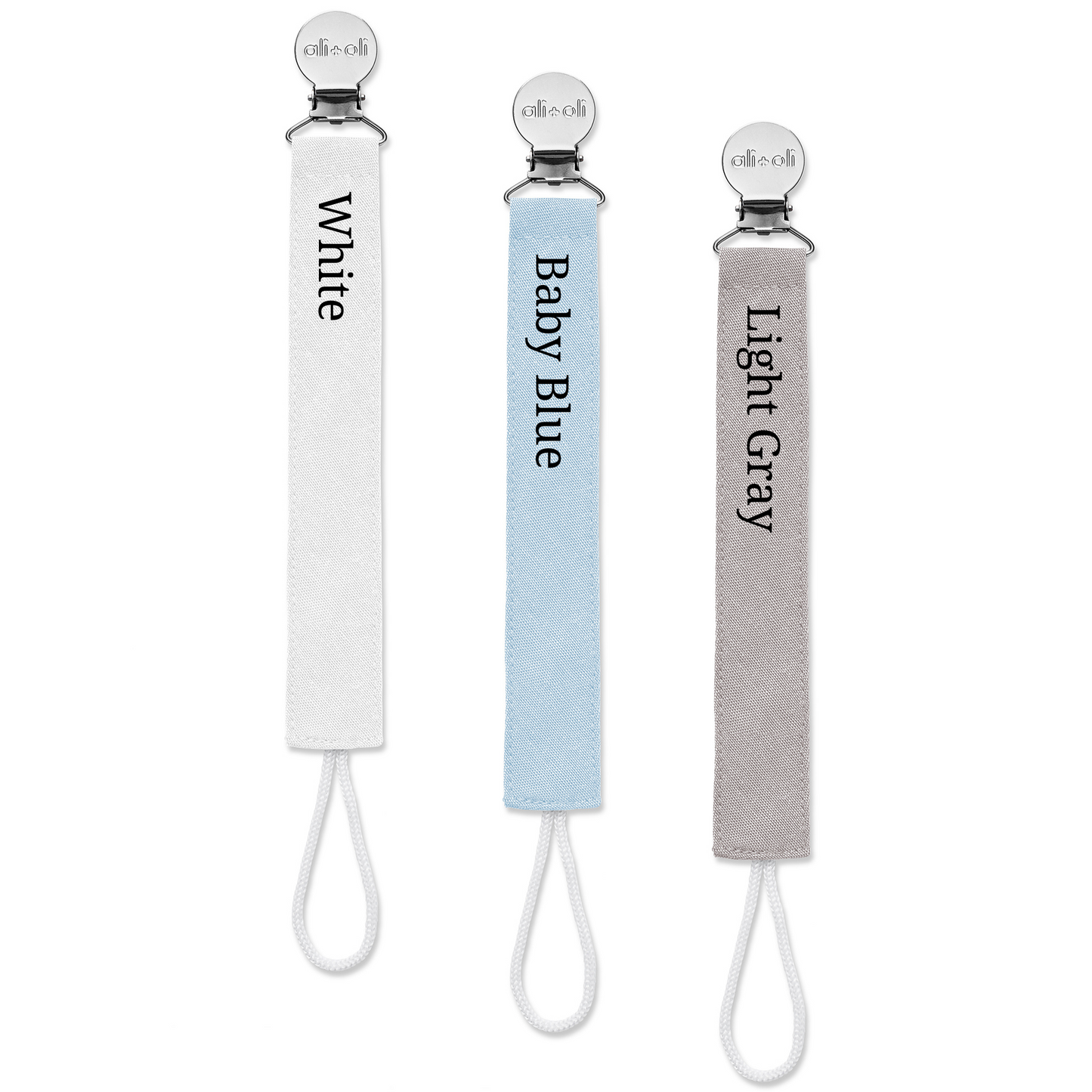 Embroidered Pacifier Clip