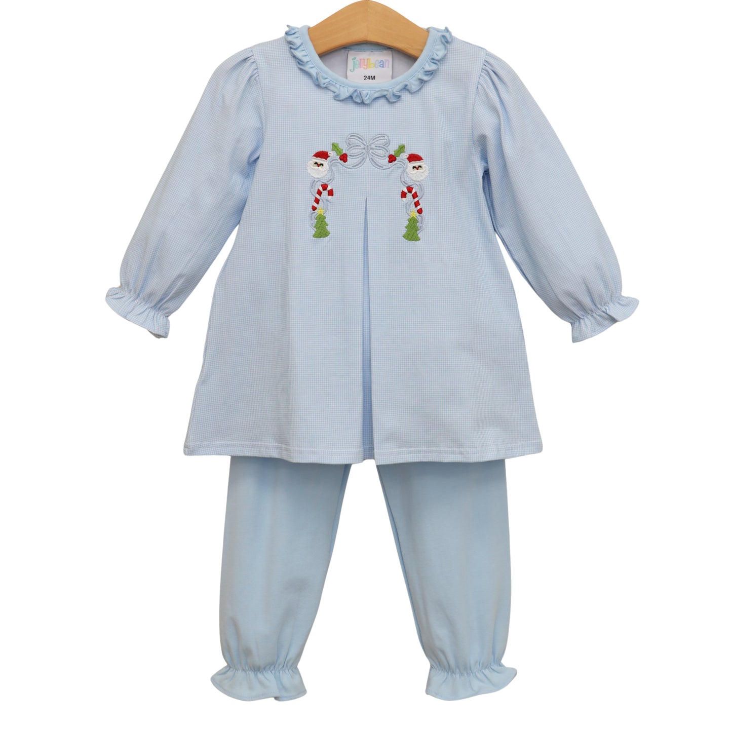 A Classic Christmas Pleat Bloomer Pants Set - PREORDER