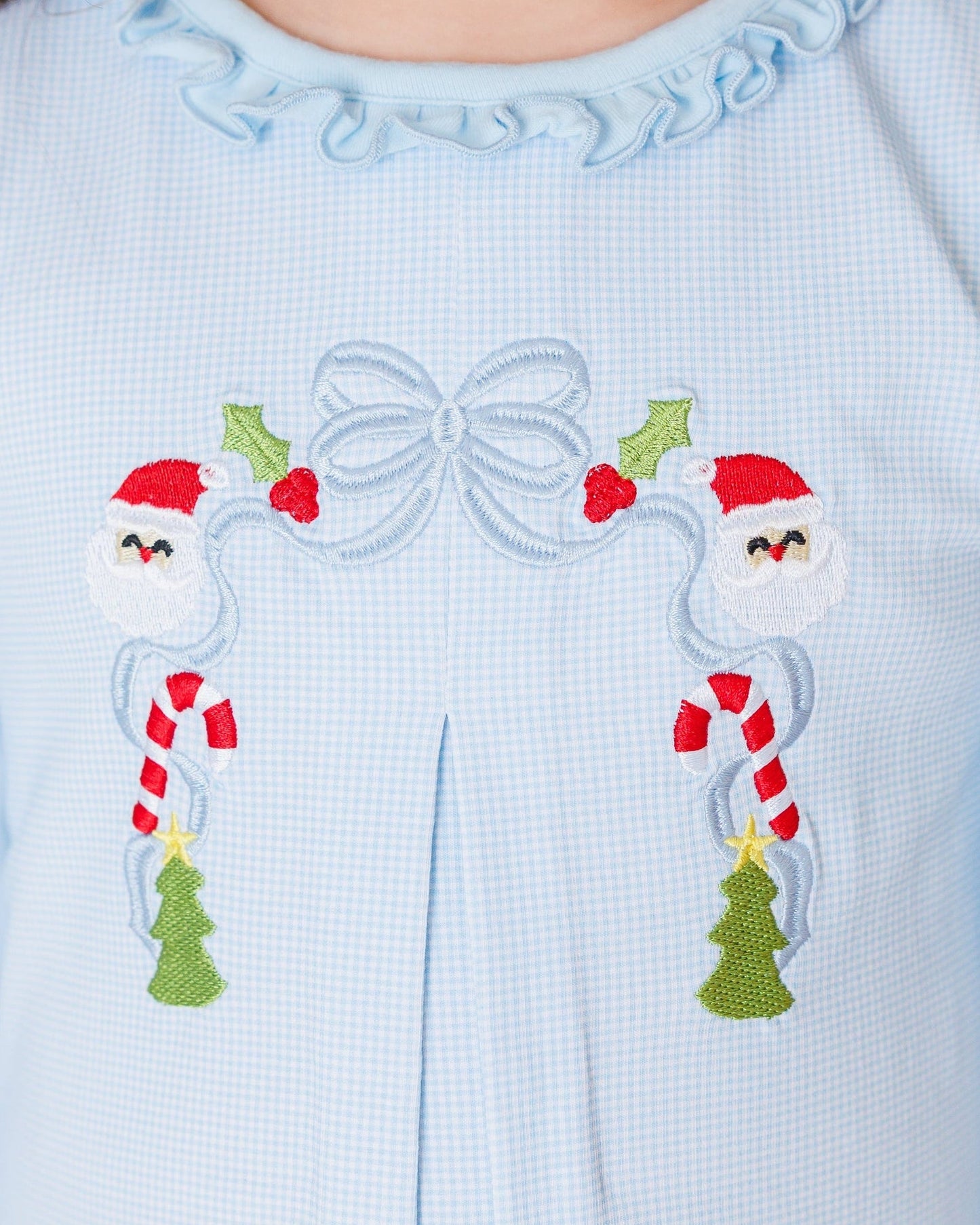 A Classic Christmas Pleat Bloomer Pants Set - PREORDER