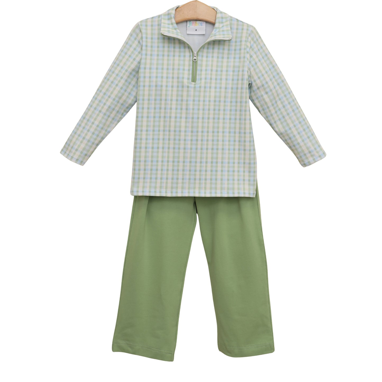 Basin Plaid Evan Pullover Pants Set - PREORDER