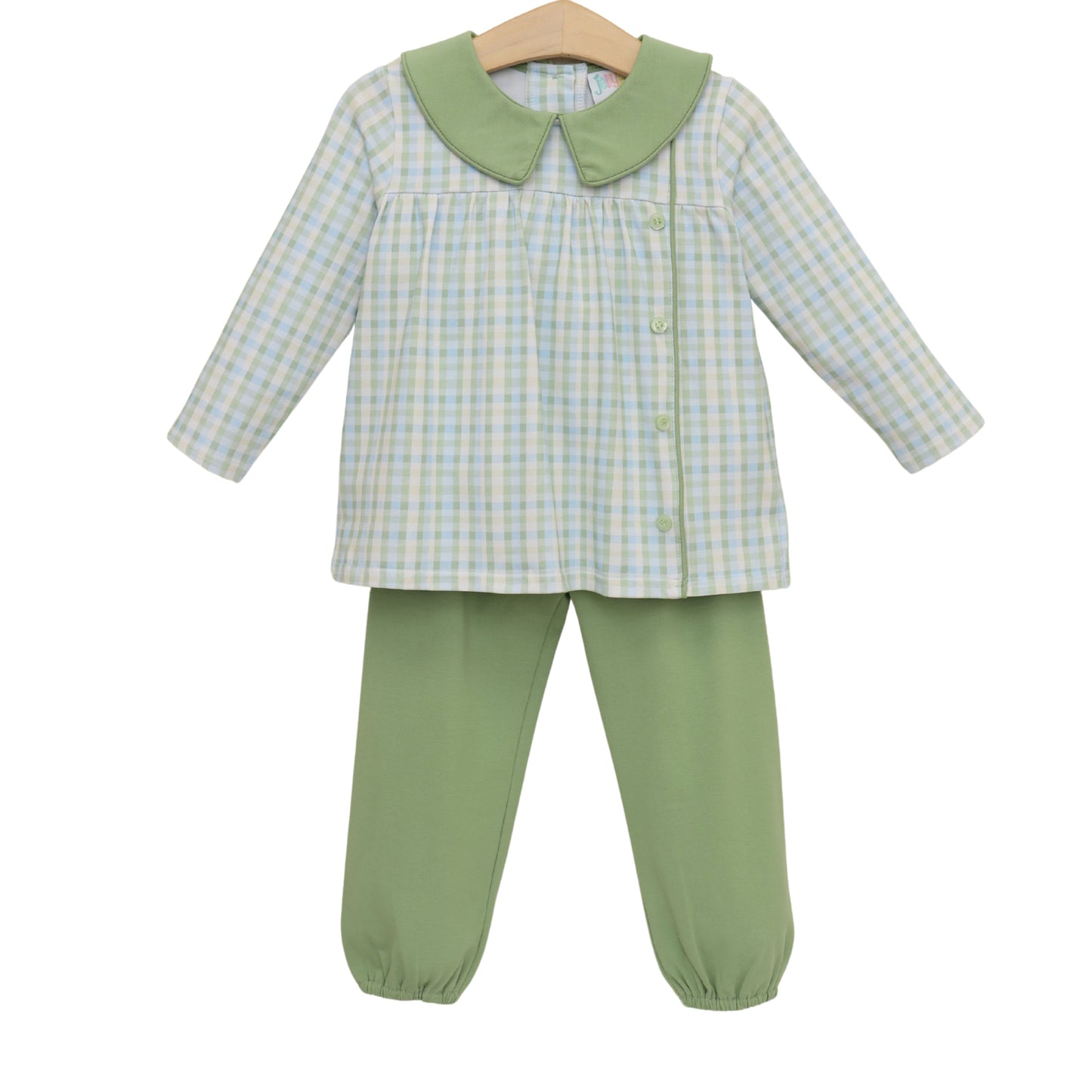 Basin Plaid Liam Bloomer Pants Set - PREORDER