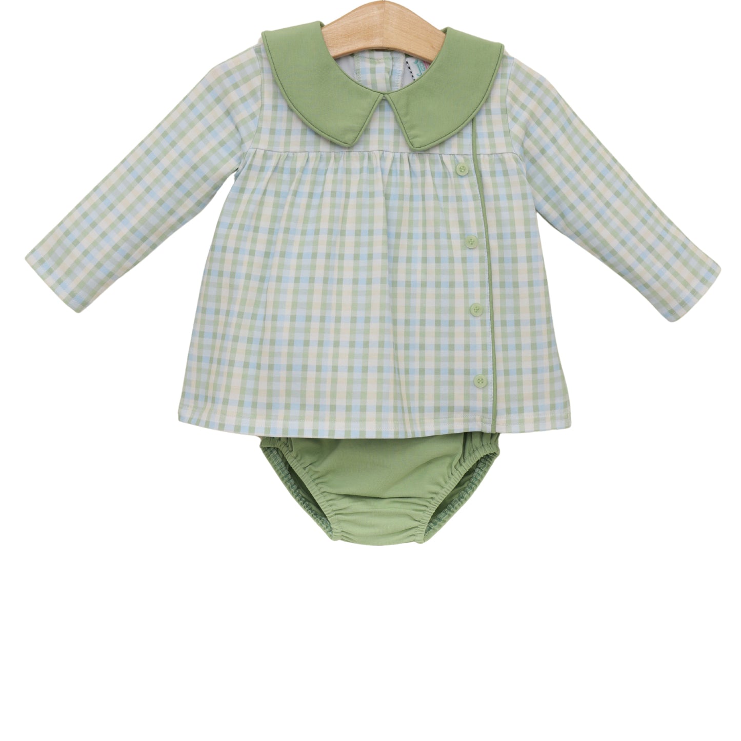 Basin Plaid Liam Diaper Set - PREORDER