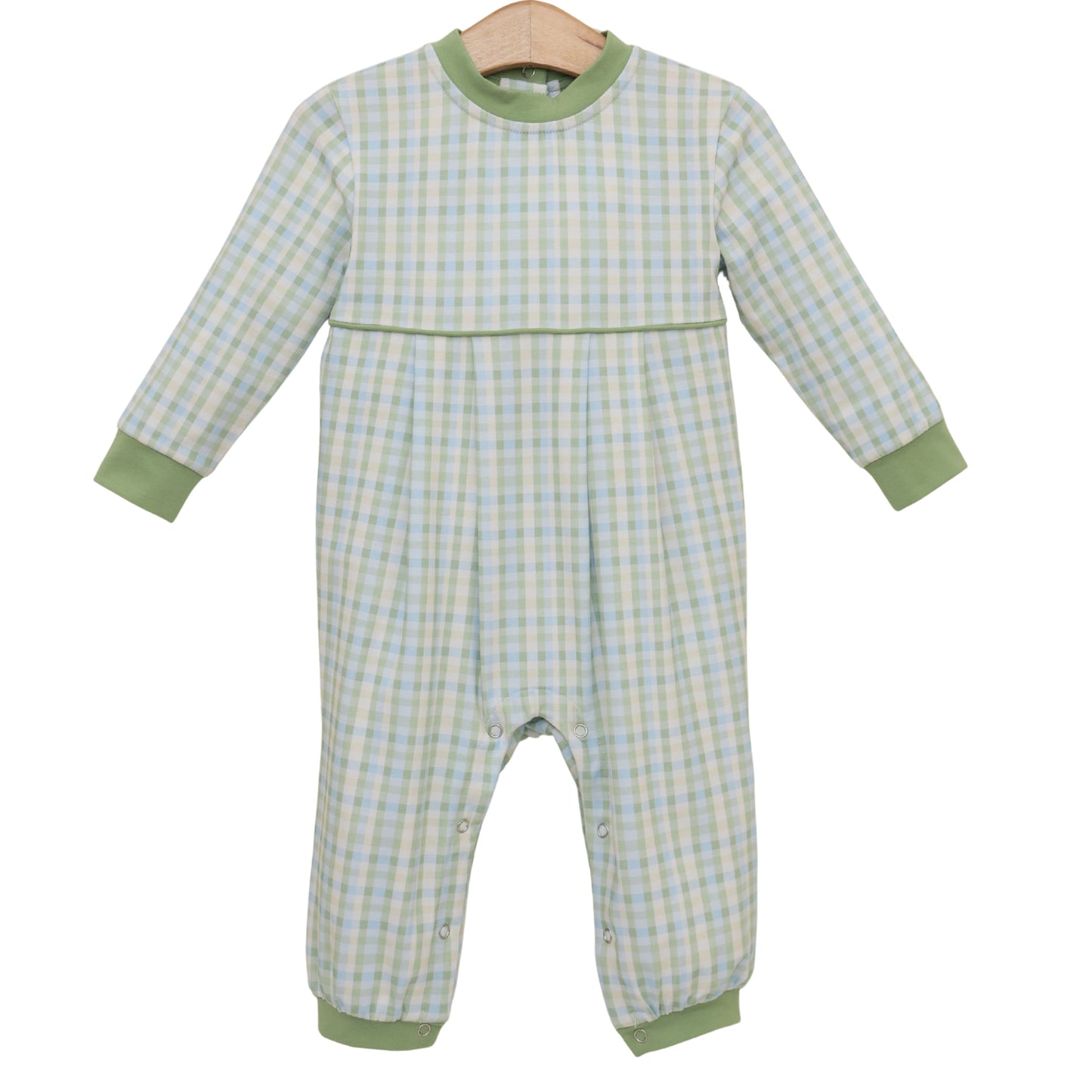 Basin Plaid Patrick Romper - PREORDER