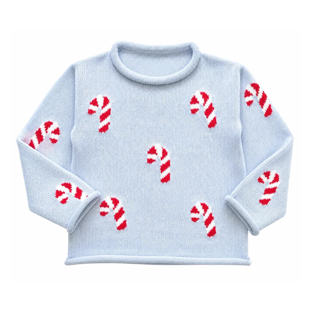 Candy Canes Rollneck Sweater - PREORDER