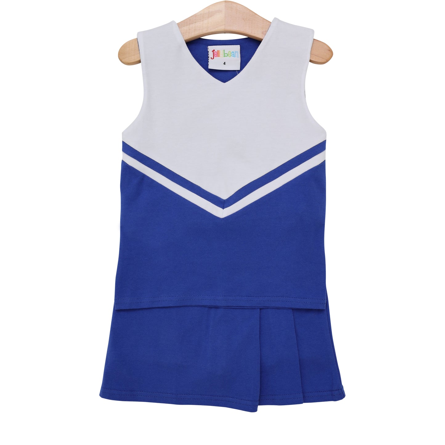 Cheer Uniform Skort Set - Royal/White