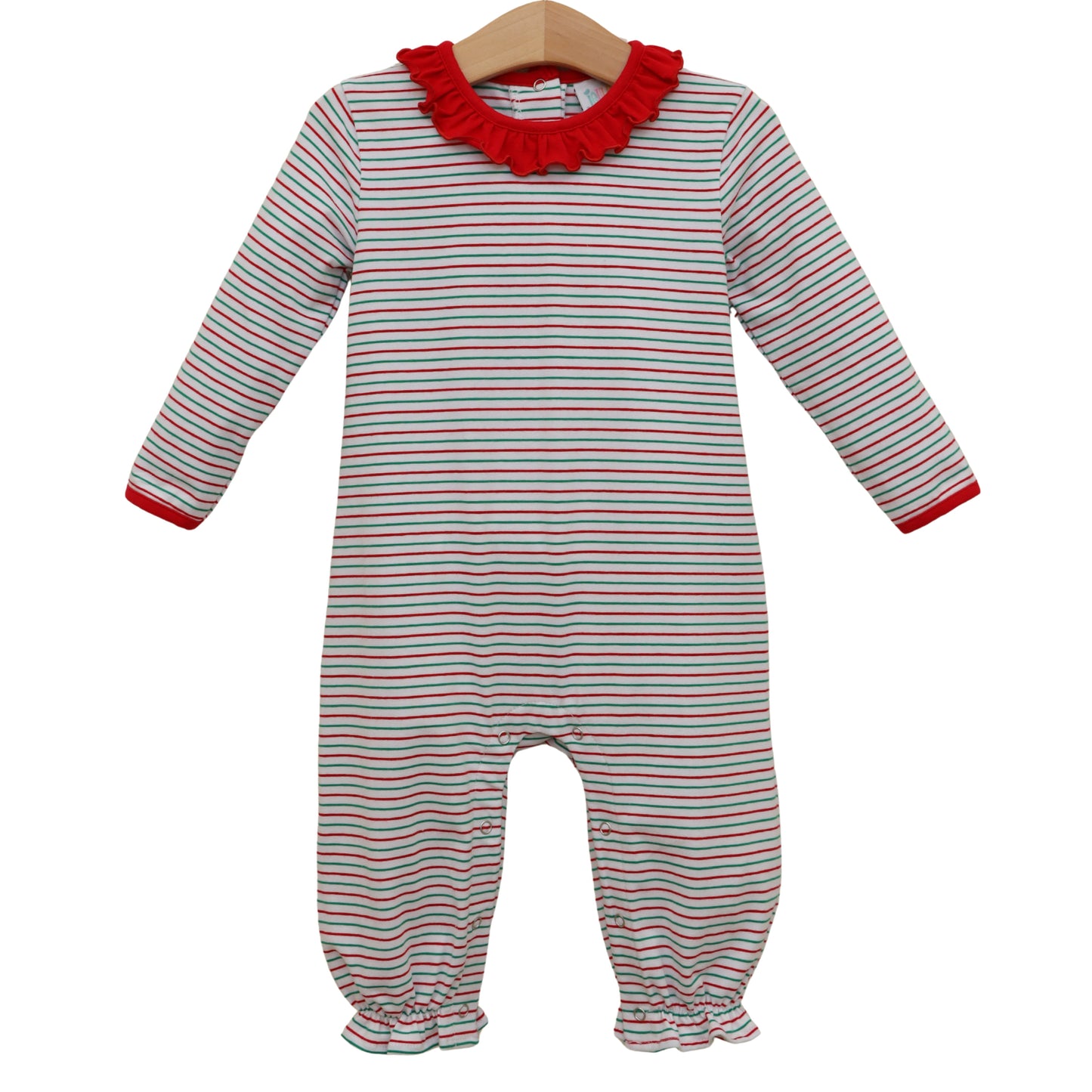 Christmas Candy Stripe Emily Romper - PREORDER