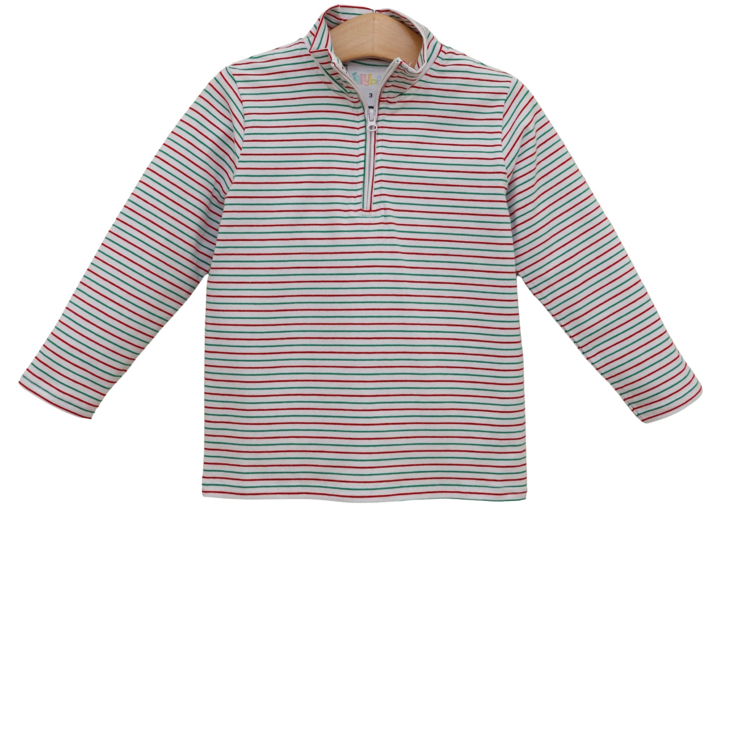 Christmas Candy Stripe Evan Pullover - PREORDER