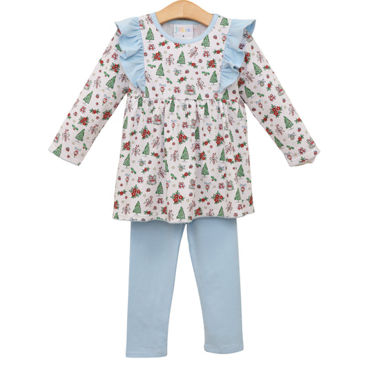 Christmas Tidings Frances Pants Set - PREORDER