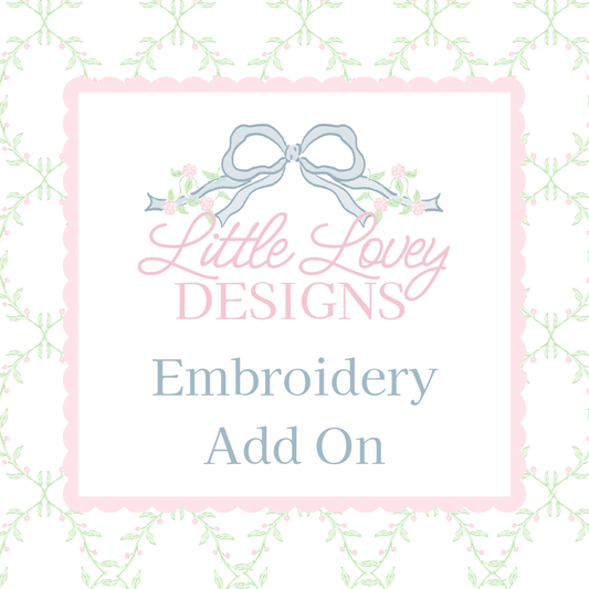 Embroidery Add On