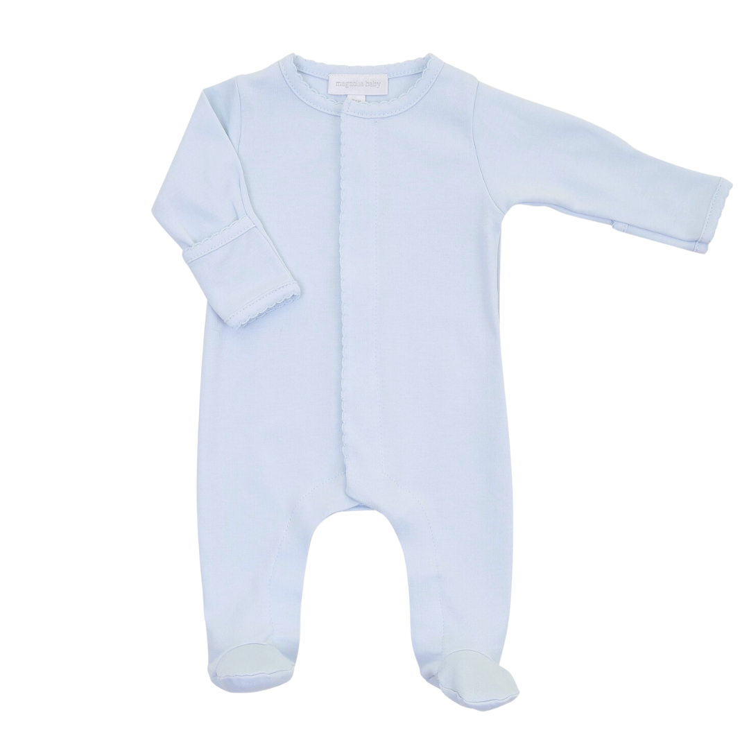 Essentials Solid Blue Footie