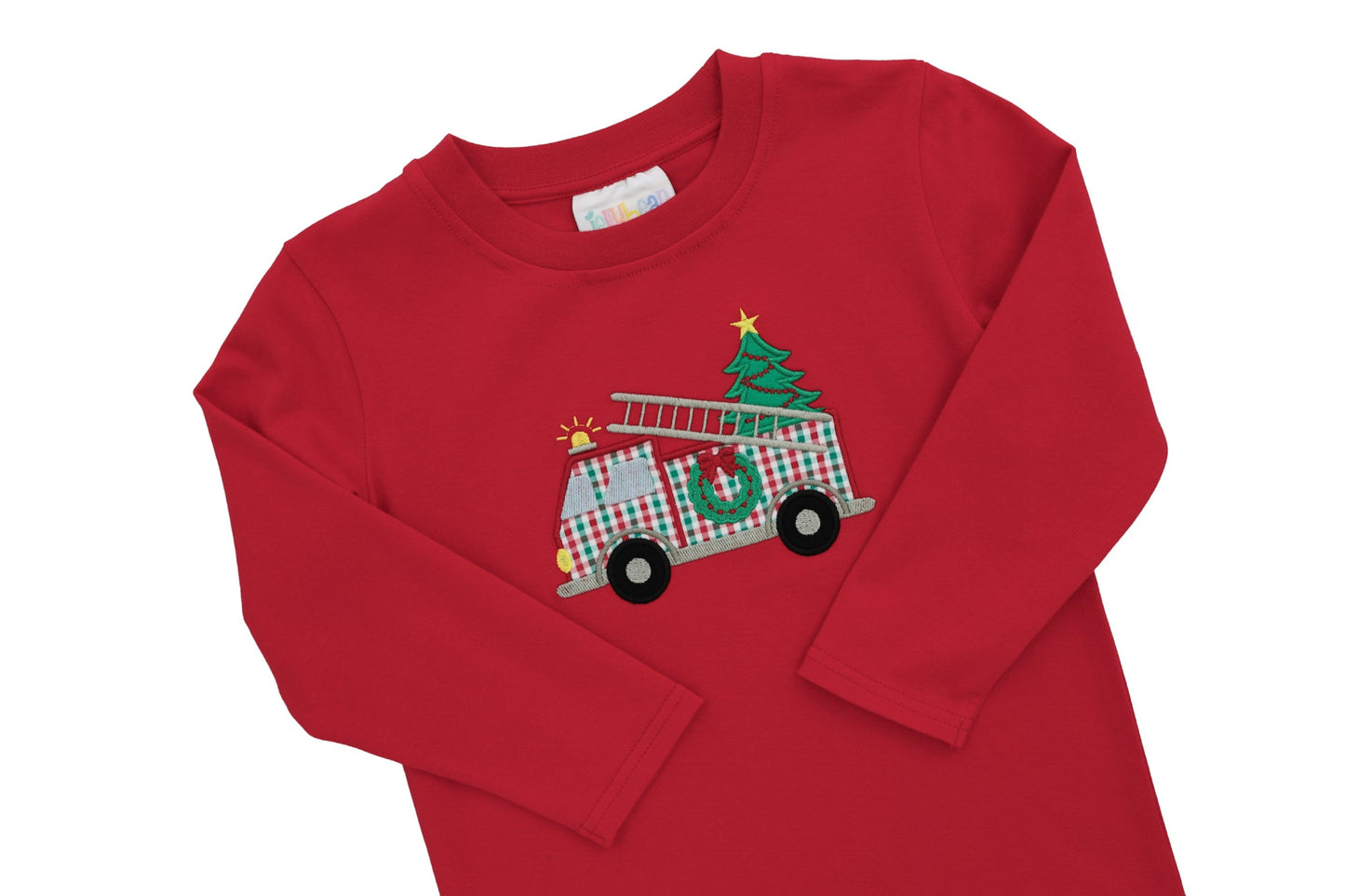 Festive Firetruck Pants Set - PREORDER