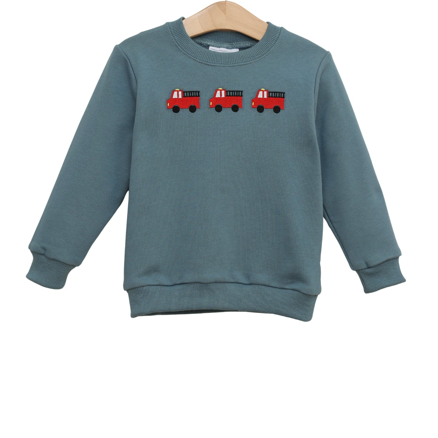 Firetruck Trio French Terry Pullover - PREORDER