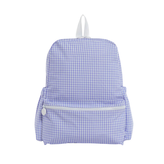 Gingham Lilac Backpack