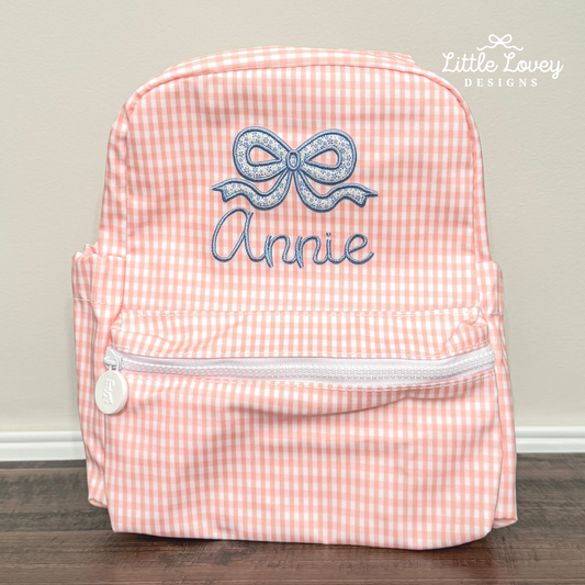 Gingham Taffy Mini Backpack