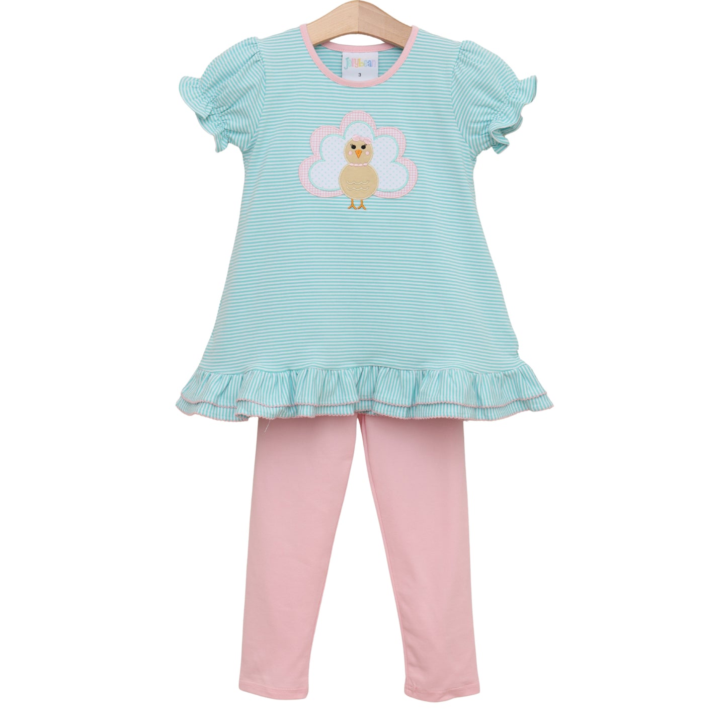 Give Thanks Ruffle Pants Set - PREORDER