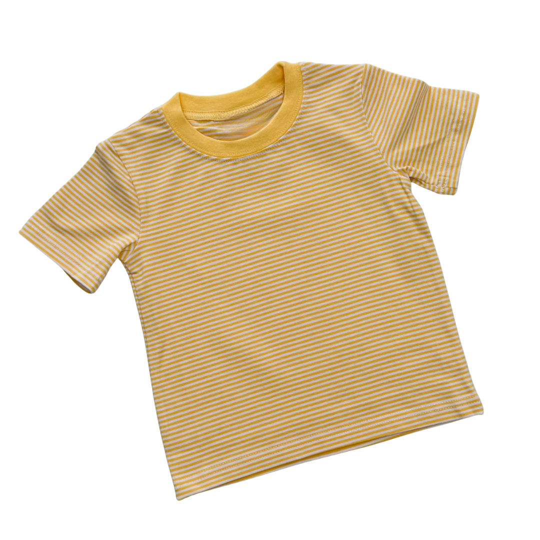 Knit Stripe Short Sleeve Shirt