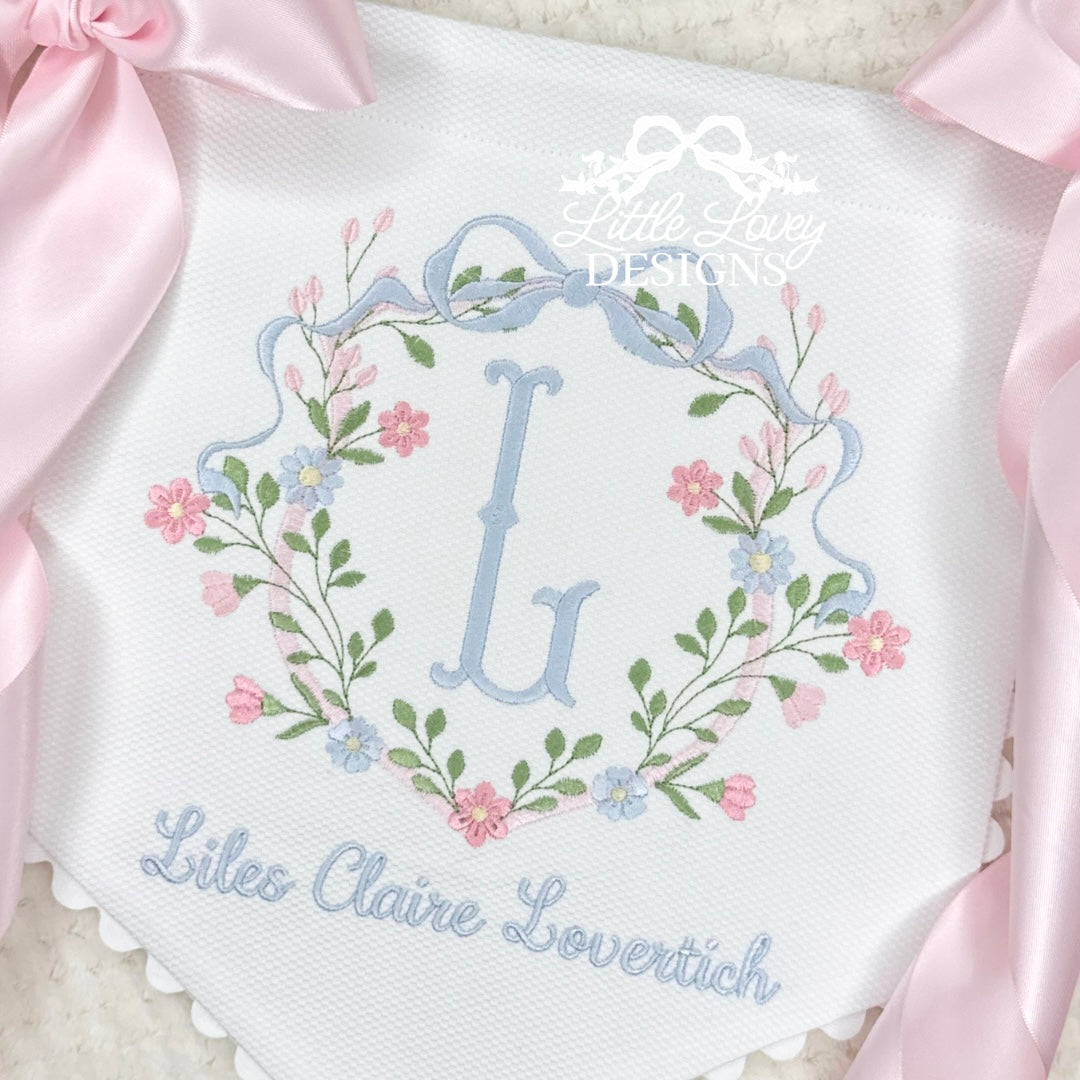 Scalloped Cotton Pique Banner